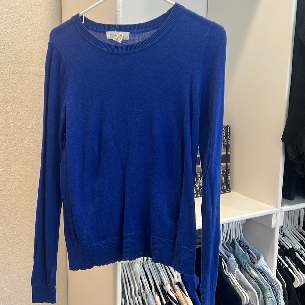 Blue forever21 sweater